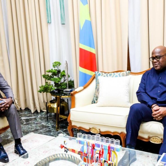 FECOFA : Véron Mosengo-Omba reçu par Félix Tshisekedi pour présenter son ambitieux plan de relance du football congolais